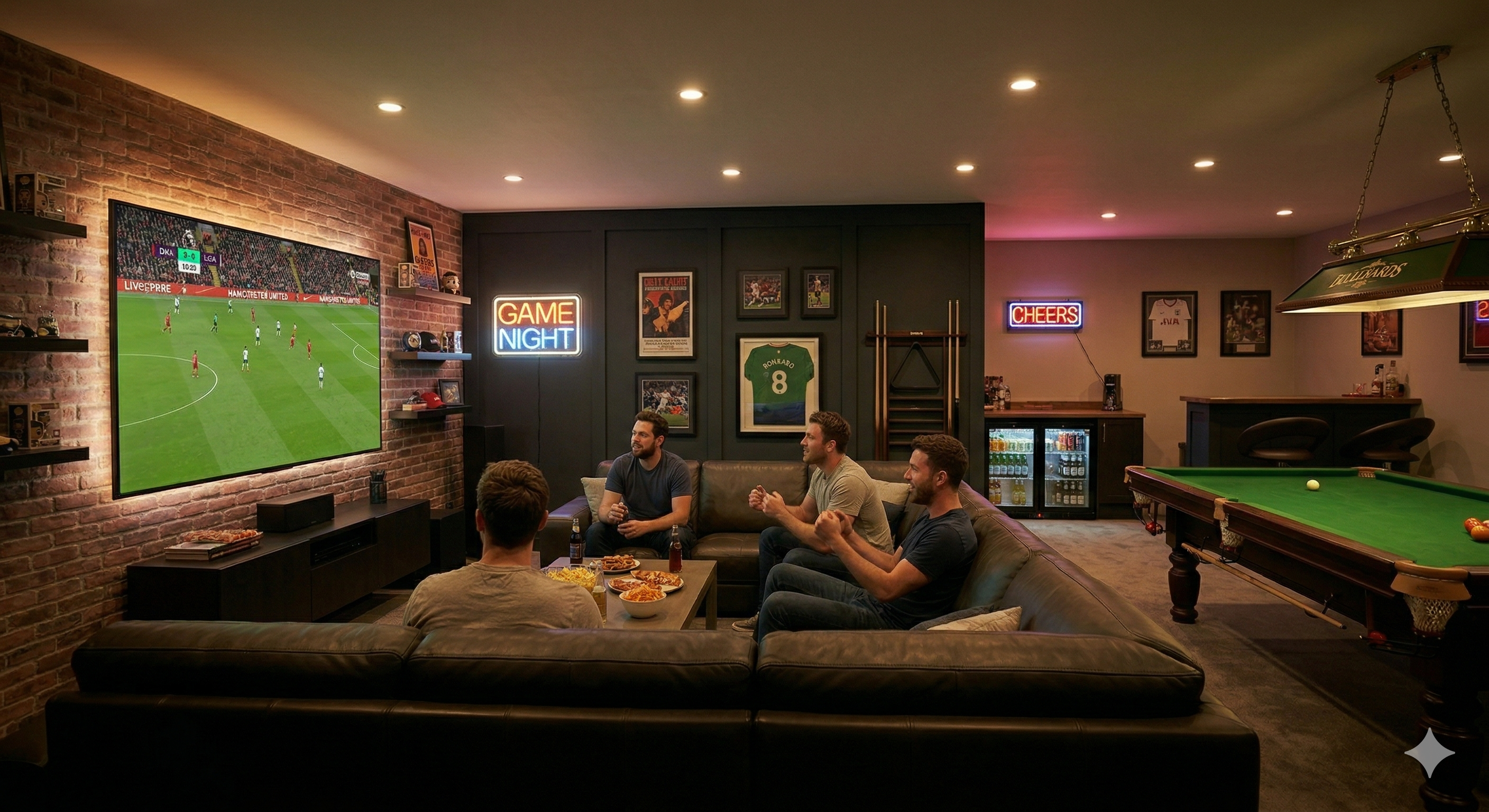 Mancave sfeer